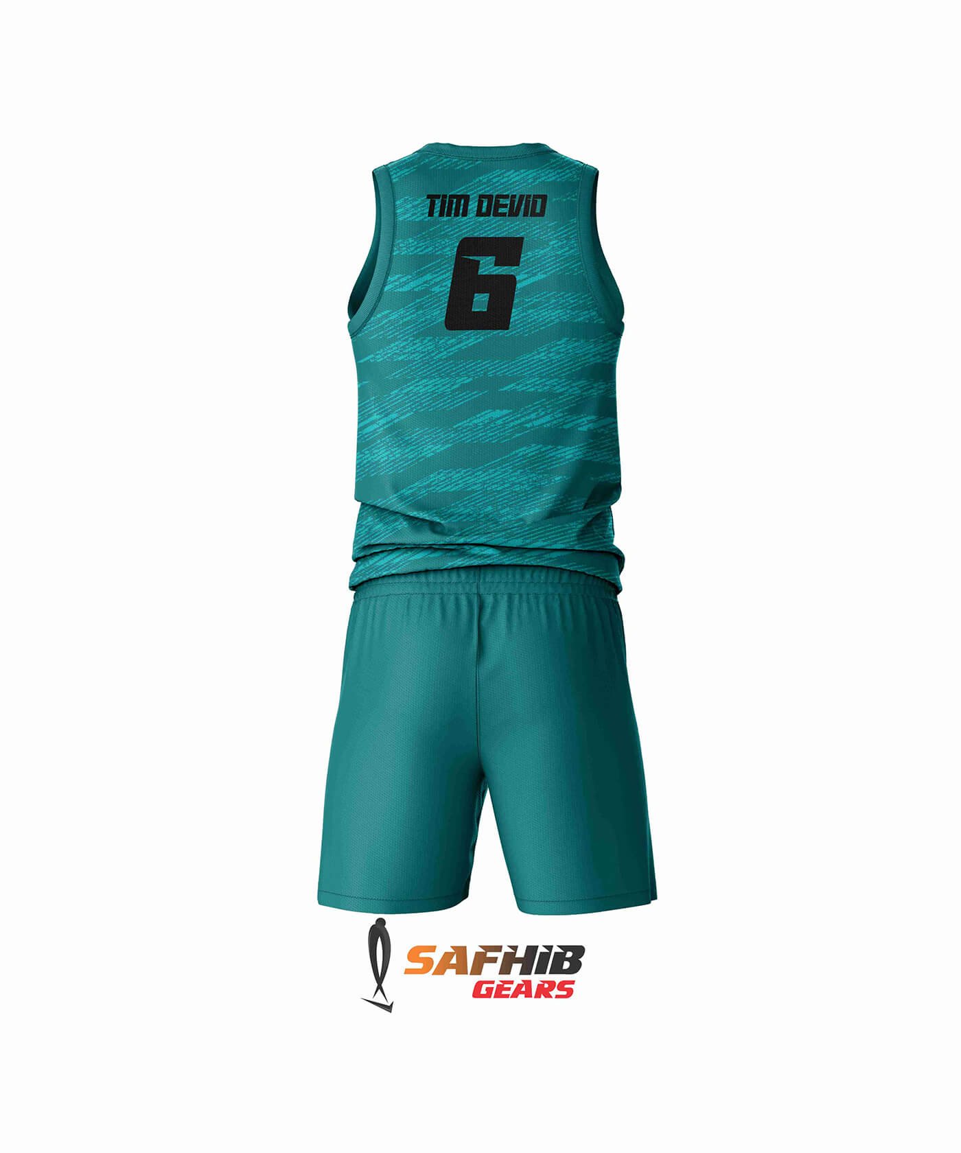 BASKETBALL UNIFORM # BACK
