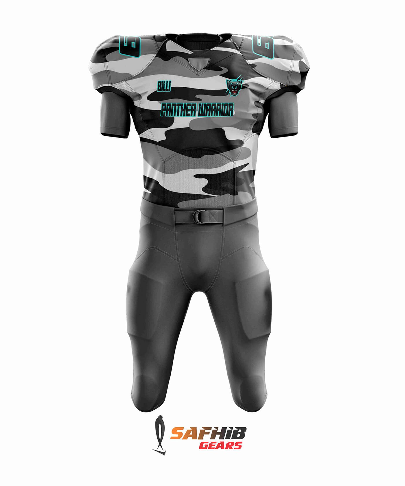 AMERICAN FOOTBALL UNIFORM # FRONT