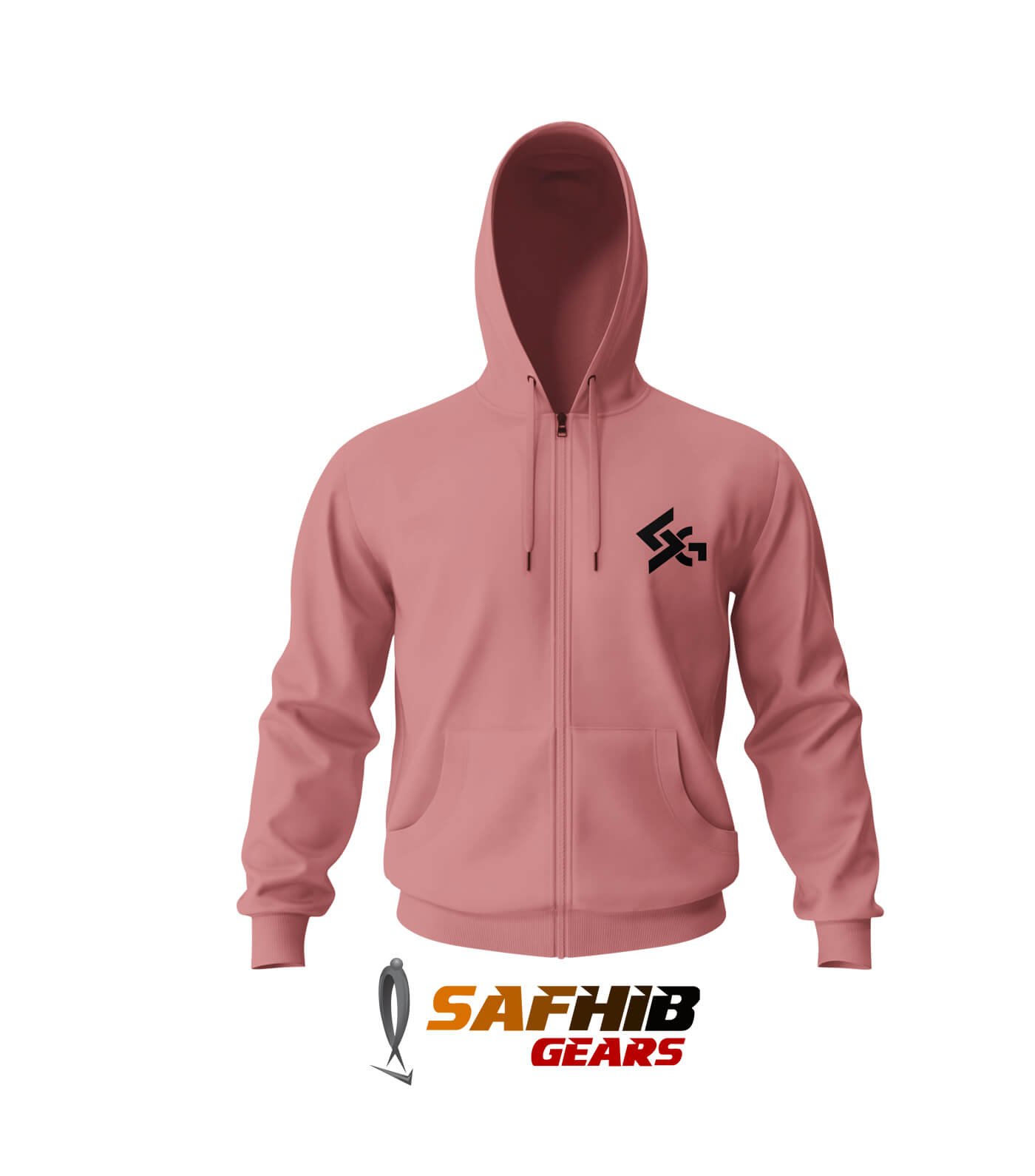 FULL ZIPPER HOODIE FRONT