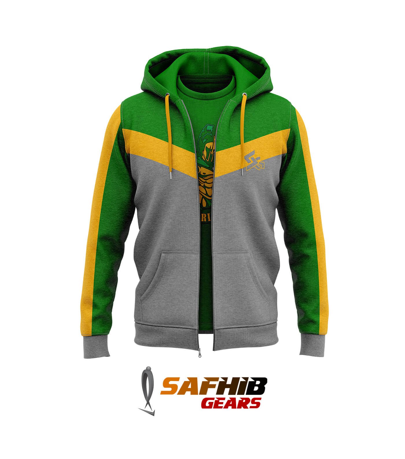 FULL ZIPPER HOODIE FRONT