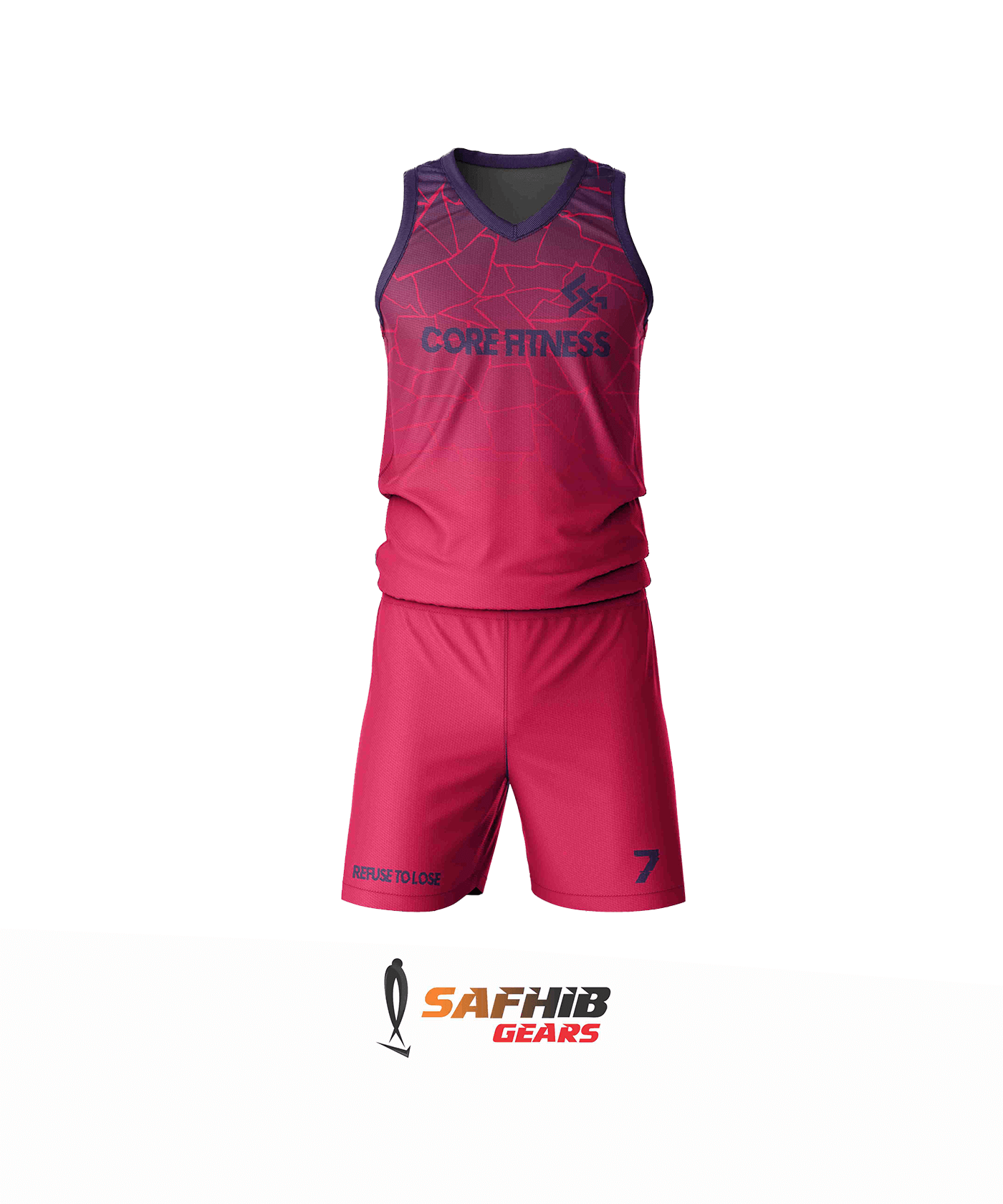 BASKETBALL UNIFORM # FRONT