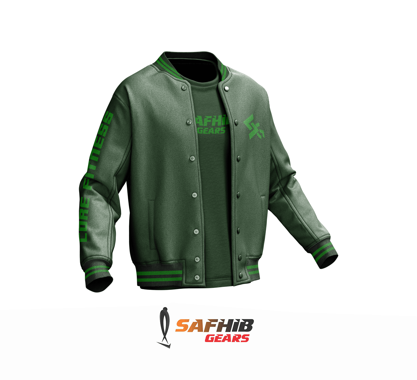 VARSITY JACKET SIDE VIEW